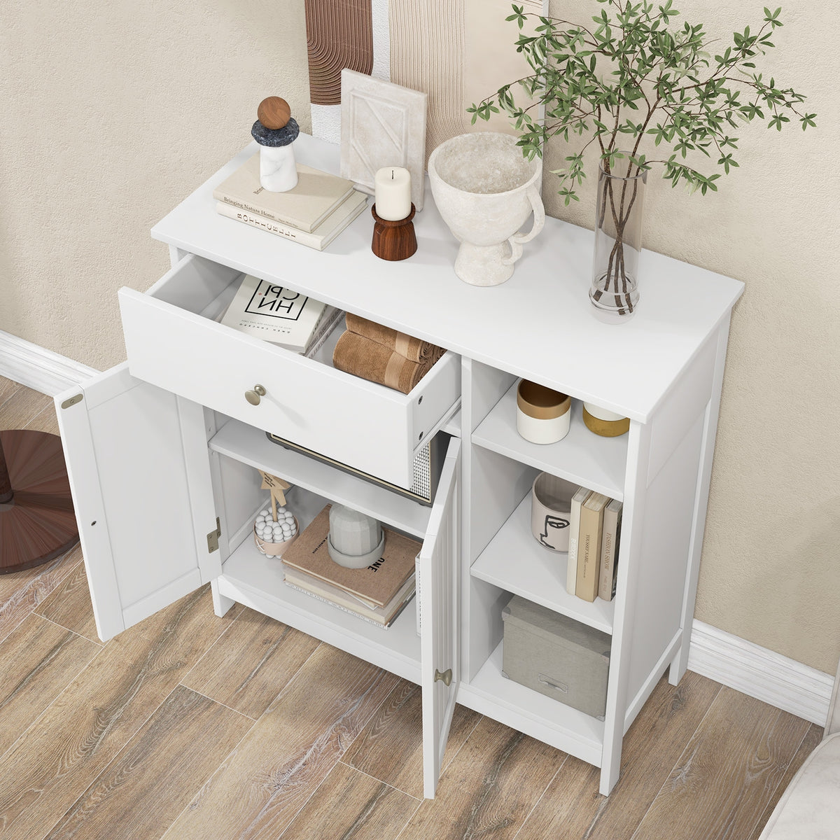 Bathroom Cabinet With Drawer, White Floor Cabinets at Gallery Canada