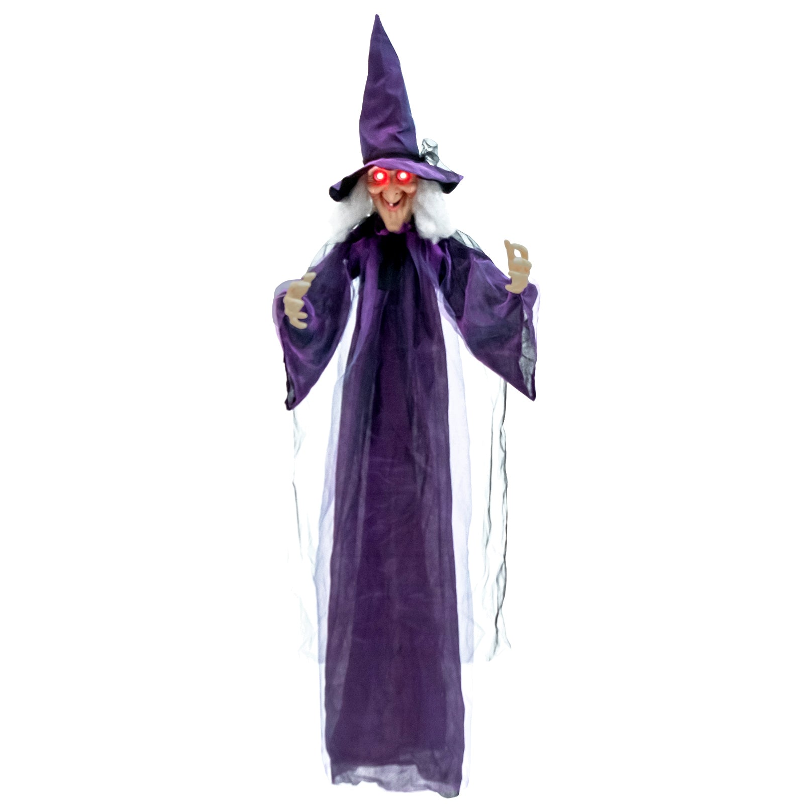 Hanging Halloween Decoration, Pre-Recorded Phrases, Purple Halloween at Gallery Canada