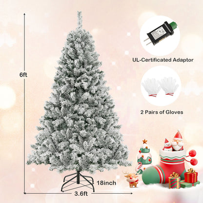 6 Ft Artificial Christmas Tree, Quick Shape, White Christmas Tree at Gallery Canada