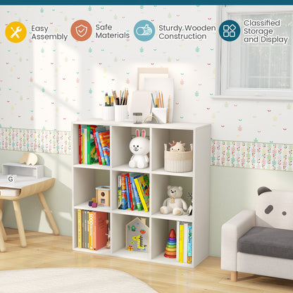 Wooden Kids Bookcase, With Storage Cubbies, White Kids Storage at Gallery Canada