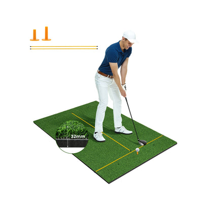 5x3 Ft Artificial Turf Practice Mat, 32mm, Green Golf at Gallery Canada