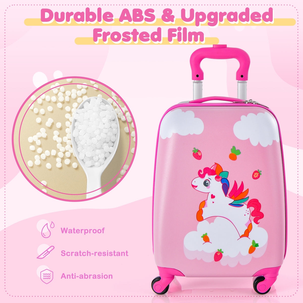 Kids Carry-On Luggage Set, 2 Pieces, 12 Inch Backpack, Multicolor Kids Luggage at Gallery Canada