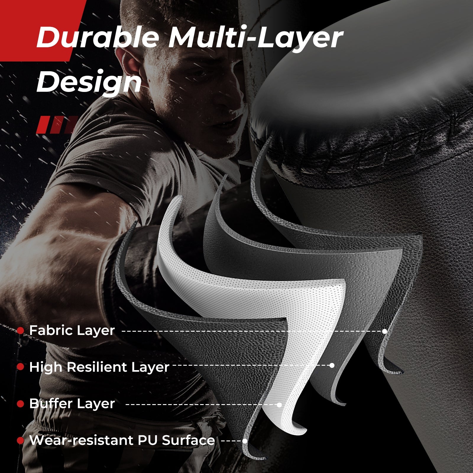 Freestanding Punching Bag 71 Inch, Boxing Bag With Gloves, Black Boxing & Martial Arts at Gallery Canada