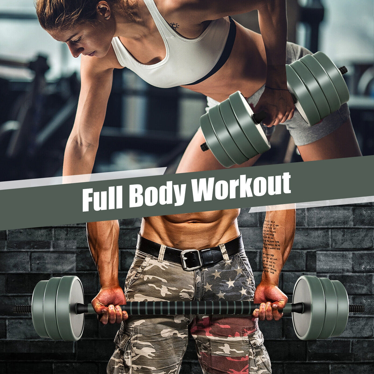 Adjustable Weight Dumbbell Set, Gray, Black Dumbbells at Gallery Canada