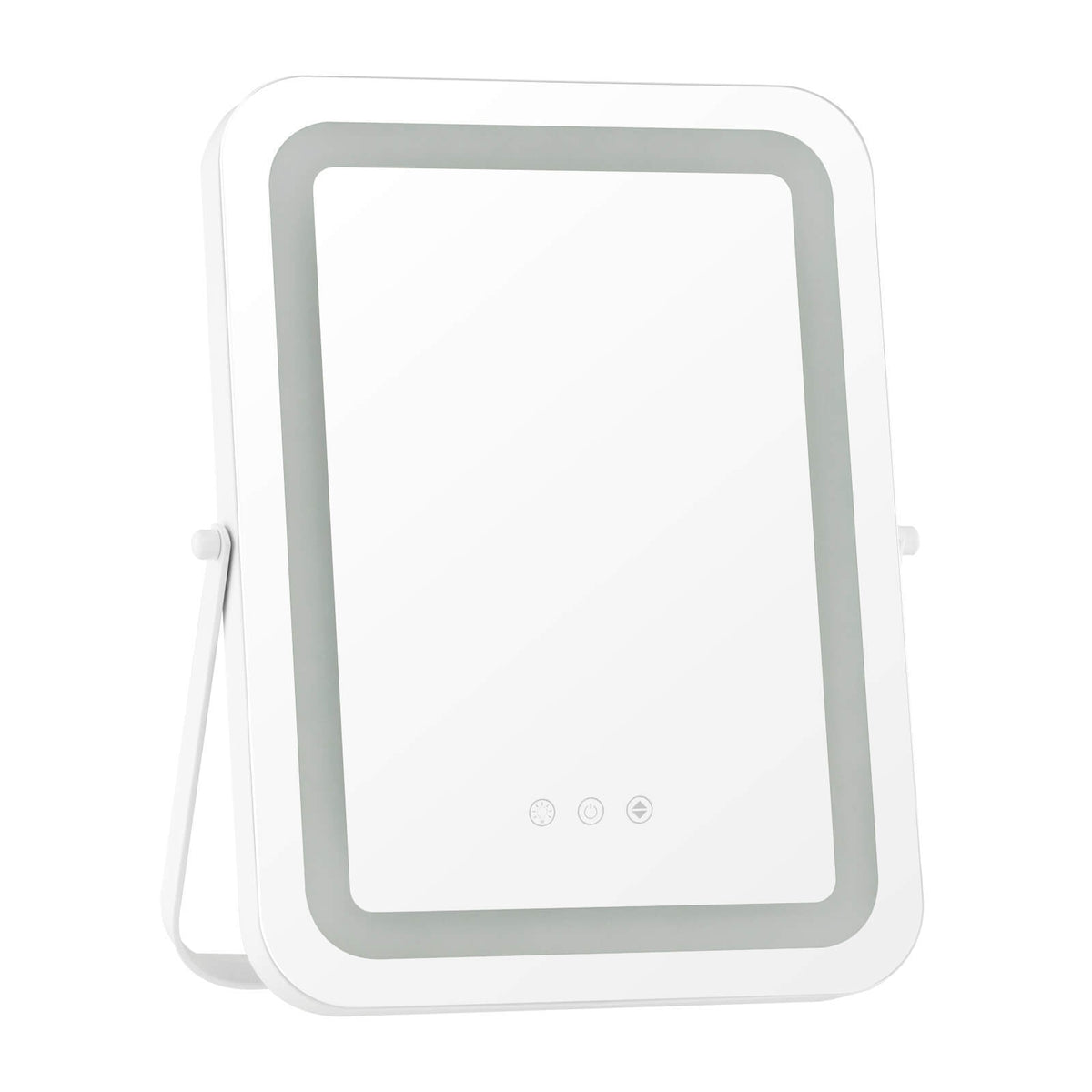 16 x 12 Inch Rectangular Vanity Mirror, 3 Color Dimmable Lighting, White Mirrors at Gallery Canada
