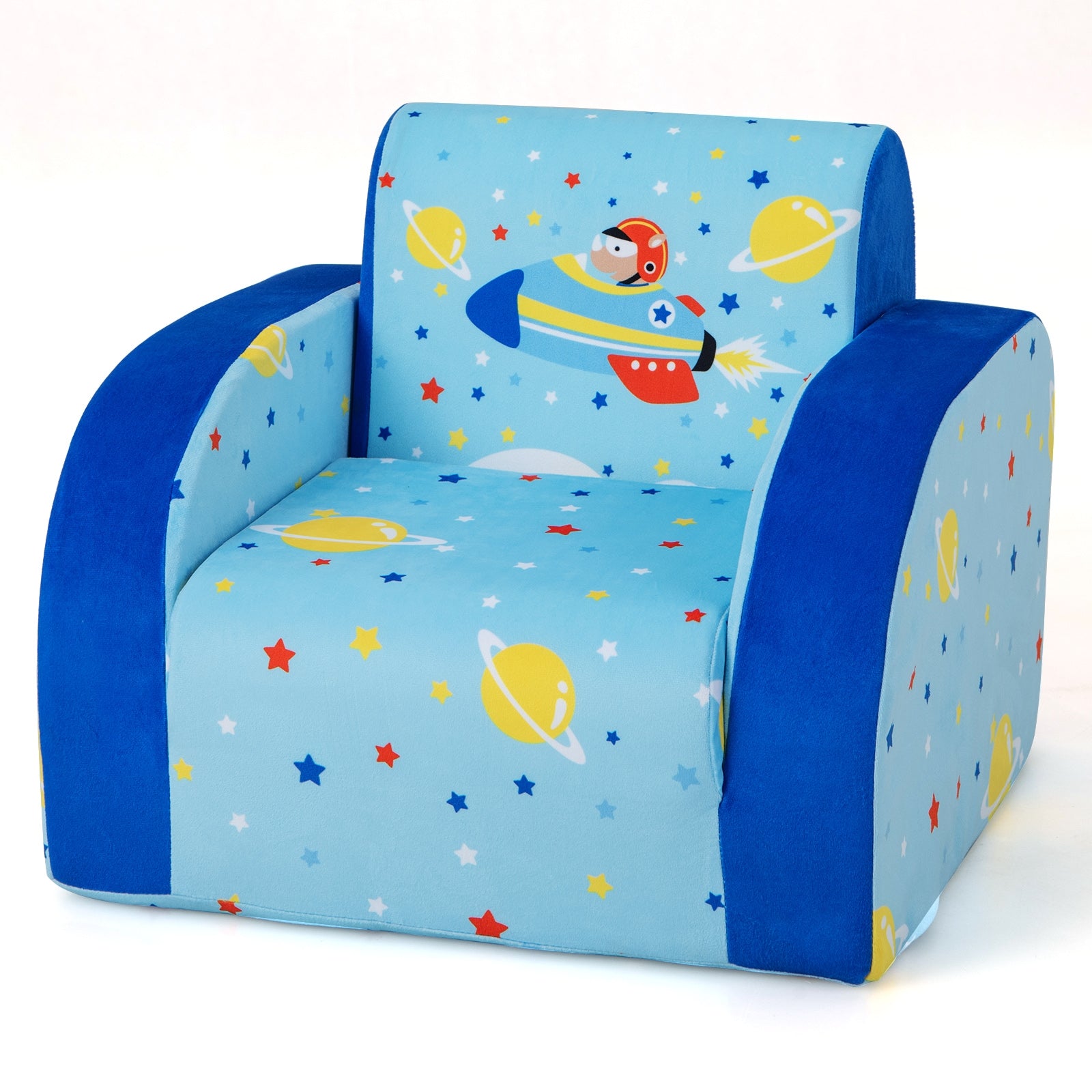 Convertible Kids Sofa, Flip Open, Blue Kids Chairs & Seating at Gallery Canada