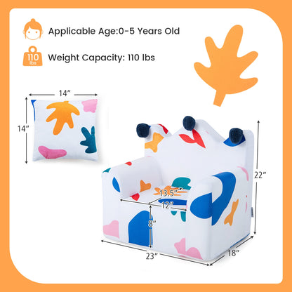 High-Density Padding Kids Sofa, Multicolor Kids Chairs & Seating at Gallery Canada