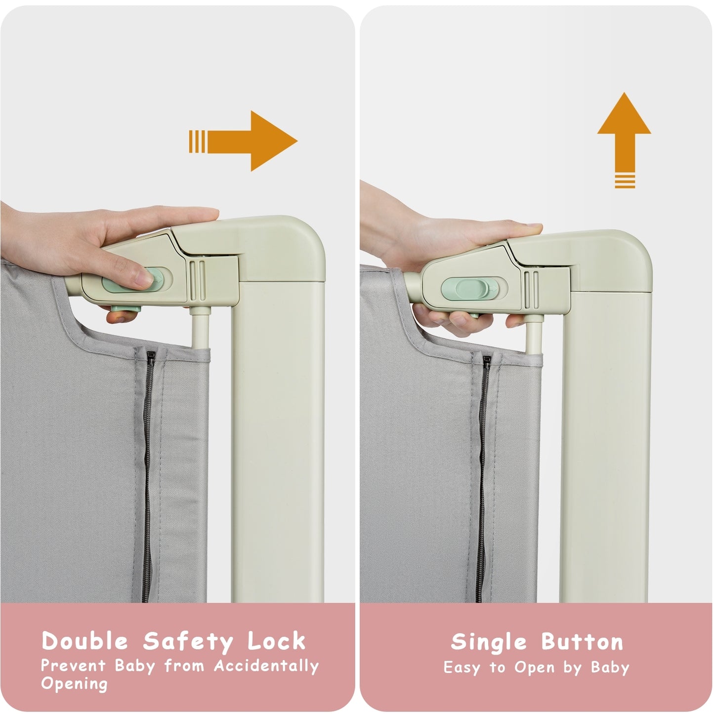 Toddler Bed Rail Guard, Adjustable Height, Safety Lock, 70 Inch, Gray Bed Rails at Gallery Canada