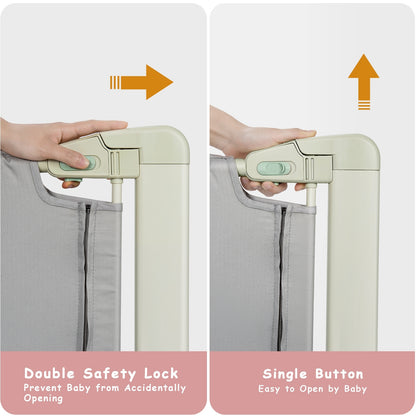 Toddler Bed Rail Guard, Adjustable Height, Safety Lock, 70 Inch, Gray Bed Rails at Gallery Canada