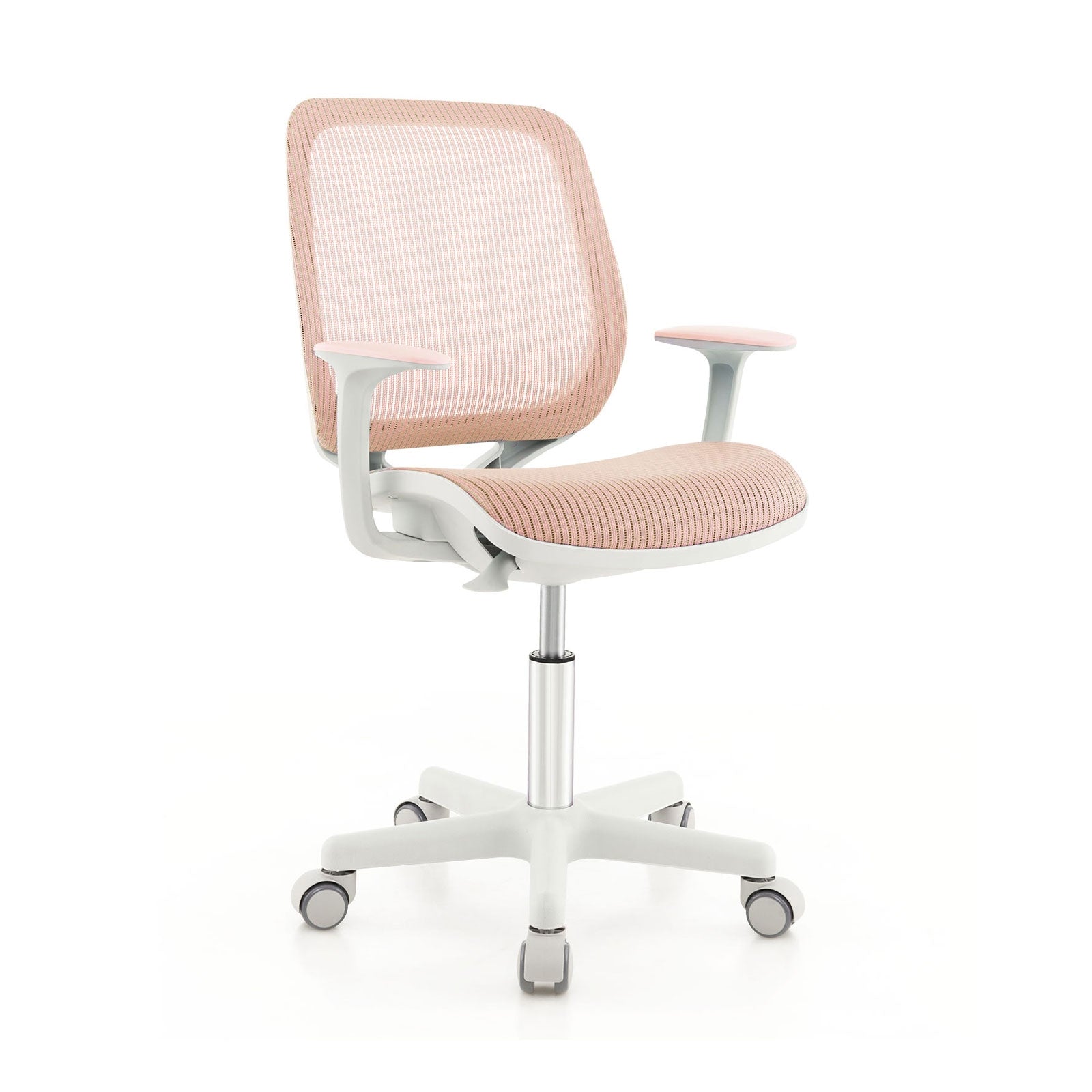 Swivel Mesh Children Computer Chair, Adjustable Height, Pink Kids Chairs & Seating at Gallery Canada