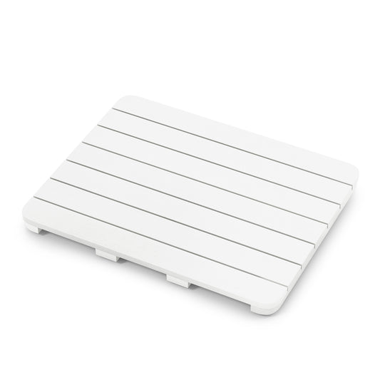 Waterproof HIPS Bath Spa Shower Mat, Non Slip Foot Pads, White Bath Safety White at Gallery Canada