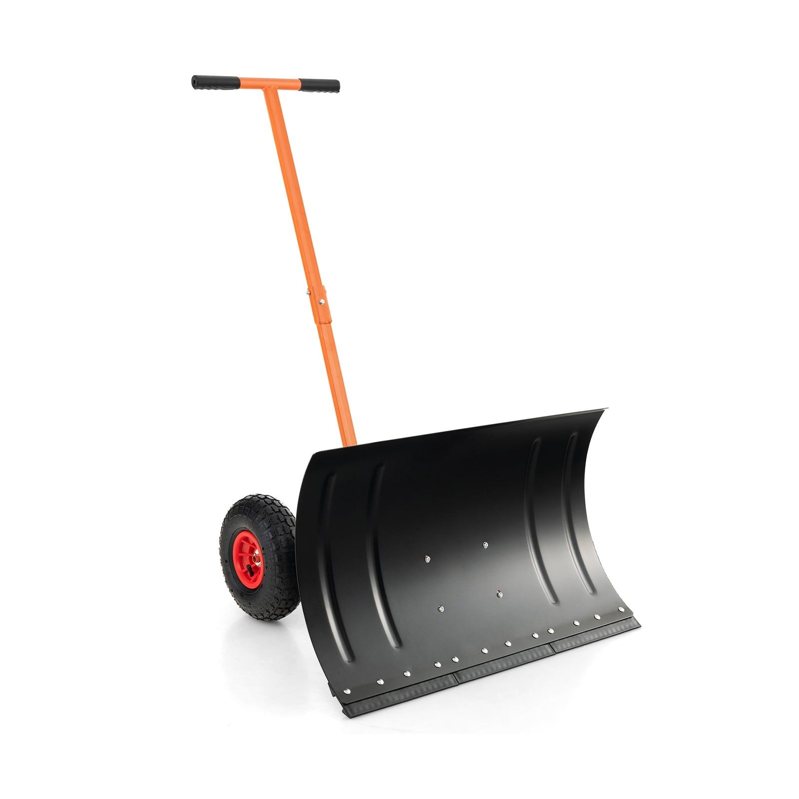 29 Inch Snow Pusher, For Driveway, Orange Snow Removal at Gallery Canada