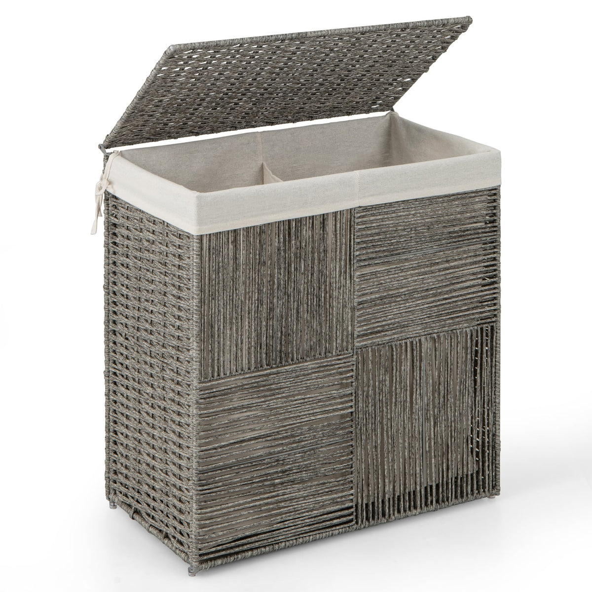 29 Gallons Laundry Hamper, Removable Liner Bag, Gray Laundry Baskets at Gallery Canada