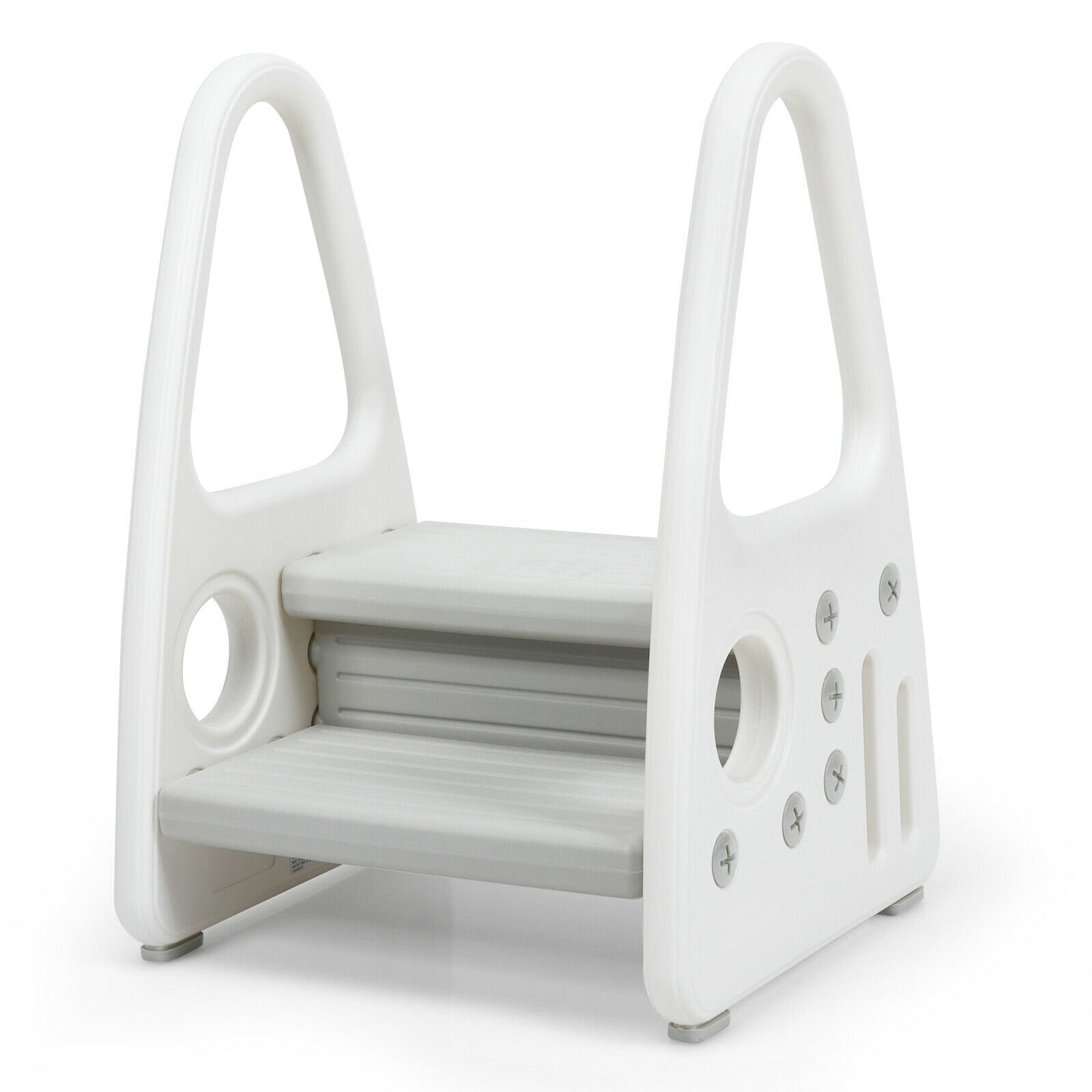 Kids Step Stool With Armrest, For Kitchen Toilet Potty Training, Gray Toddler & Kids Furniture at Gallery Canada
