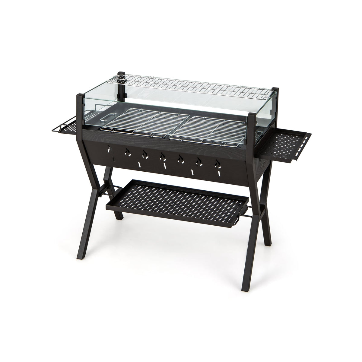 BBQ Grill, Wind Guard, Seasoning Racks, Charcoal Outdoor Grills at Gallery Canada