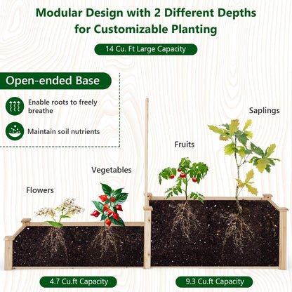 Raised Garden Bed With Trellis, Natural Raised Garden Beds at Gallery Canada