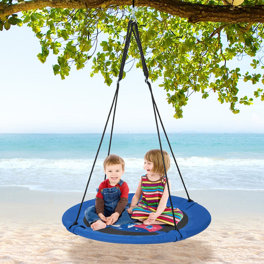 40 Inches Saucer Tree Swing, Adjustable Ropes, 900D Oxford Fabric, Rocket Swing & Playsets Options at Gallery Canada