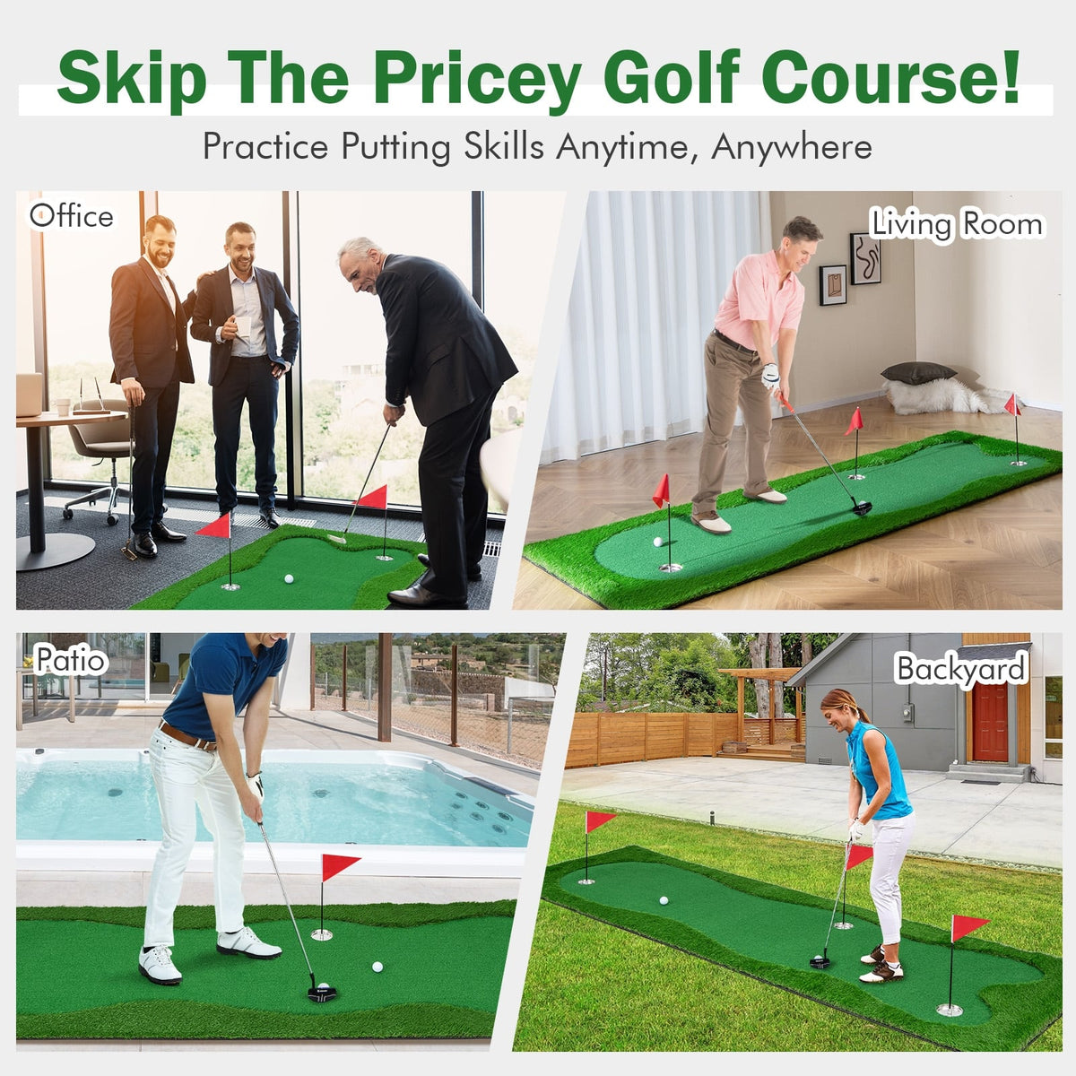 Golf Putting Green, Artificial Grass Turf, S, Green Golf at Gallery Canada