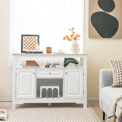 Buffet Sideboard Cabinet With Removable Wine Rack, White Sideboards Cabinets & Buffets at Gallery Canada