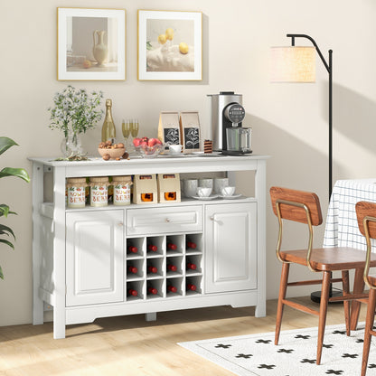Buffet Sideboard Cabinet With Removable Wine Rack, White Sideboards Cabinets & Buffets at Gallery Canada