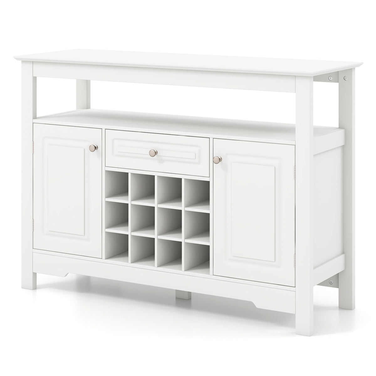 Buffet Sideboard Cabinet With Removable Wine Rack, White Sideboards Cabinets & Buffets at Gallery Canada