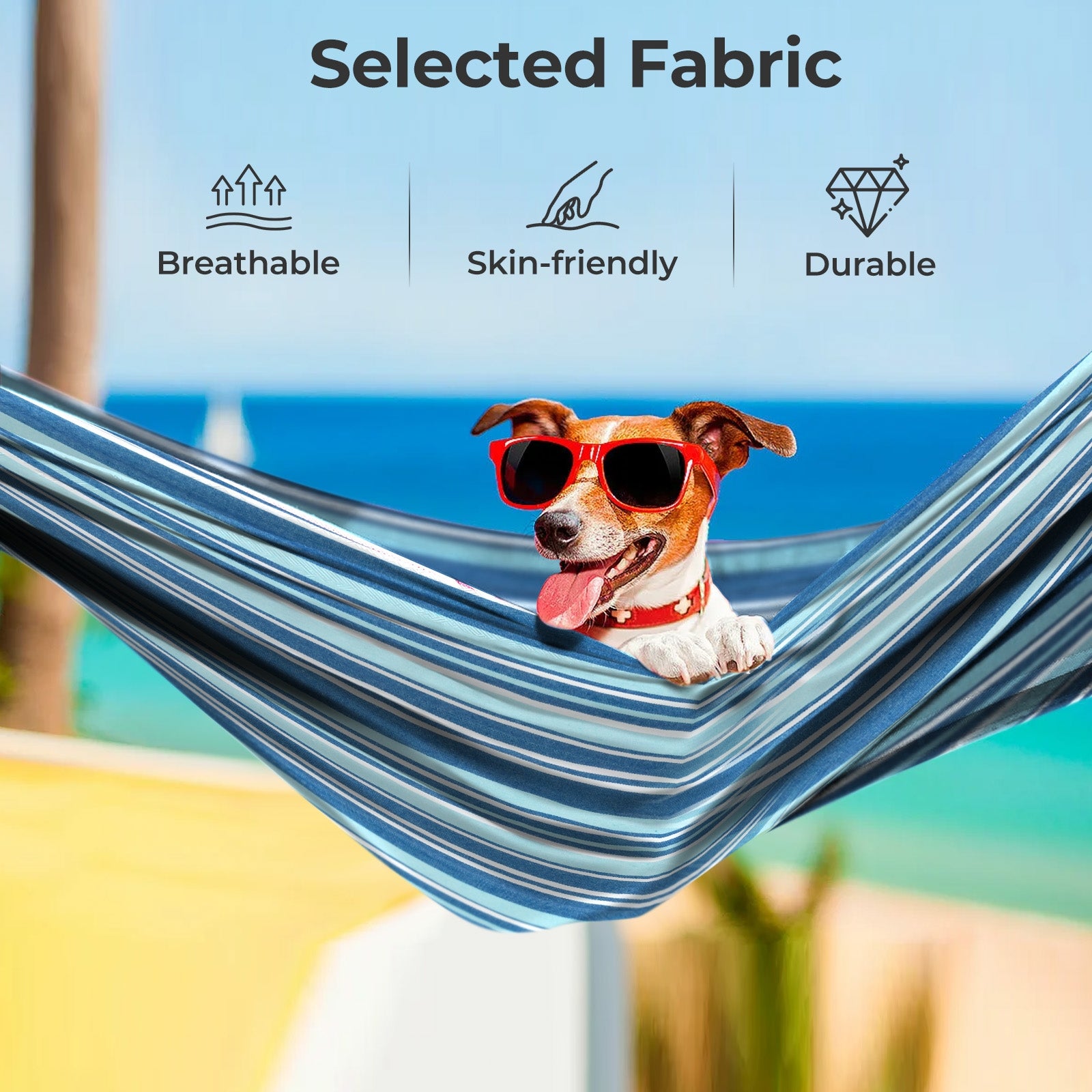 Portable 2-Person Hammock Set With Stand, Carrying Cases, Blue Hammocks at Gallery Canada