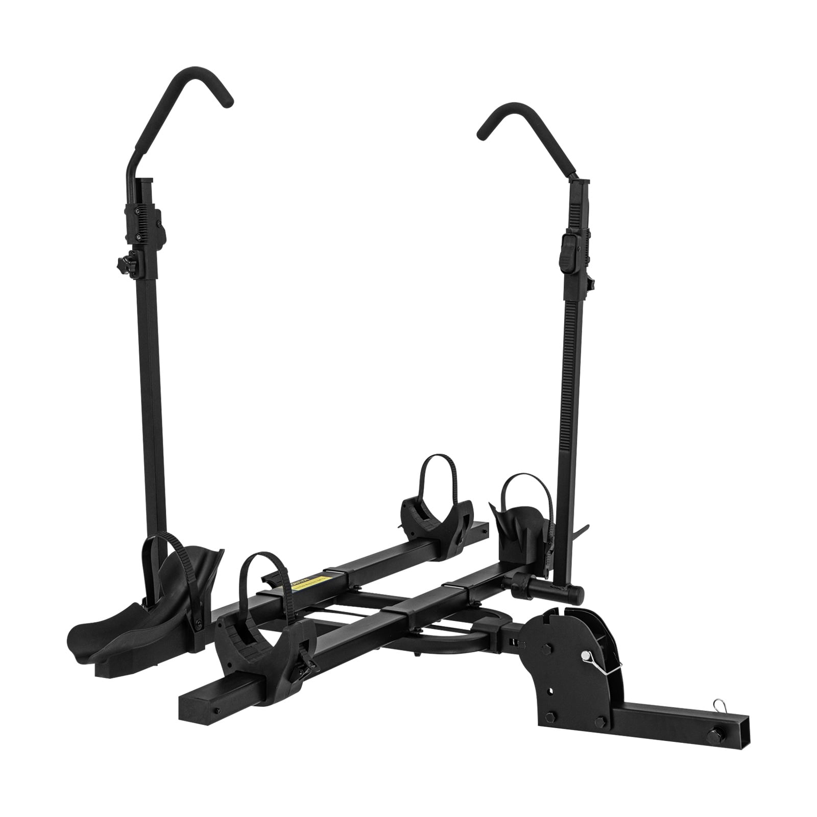 2 Inch Hitch Mount Bike Rack, 2-Bike Platform Carrier, Tilt-able Design, Black Garages Black at Gallery Canada