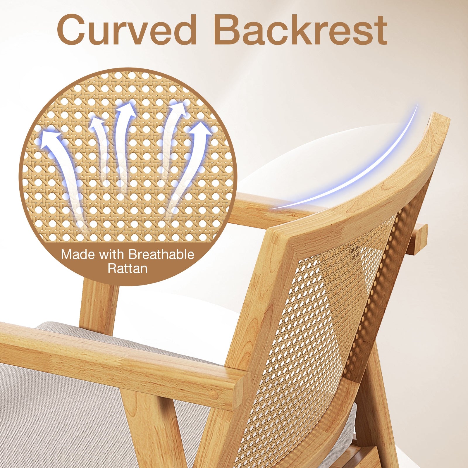 Mid Century Modern Accent Chairs Set Of 2, Natural Dining Chairs at Gallery Canada