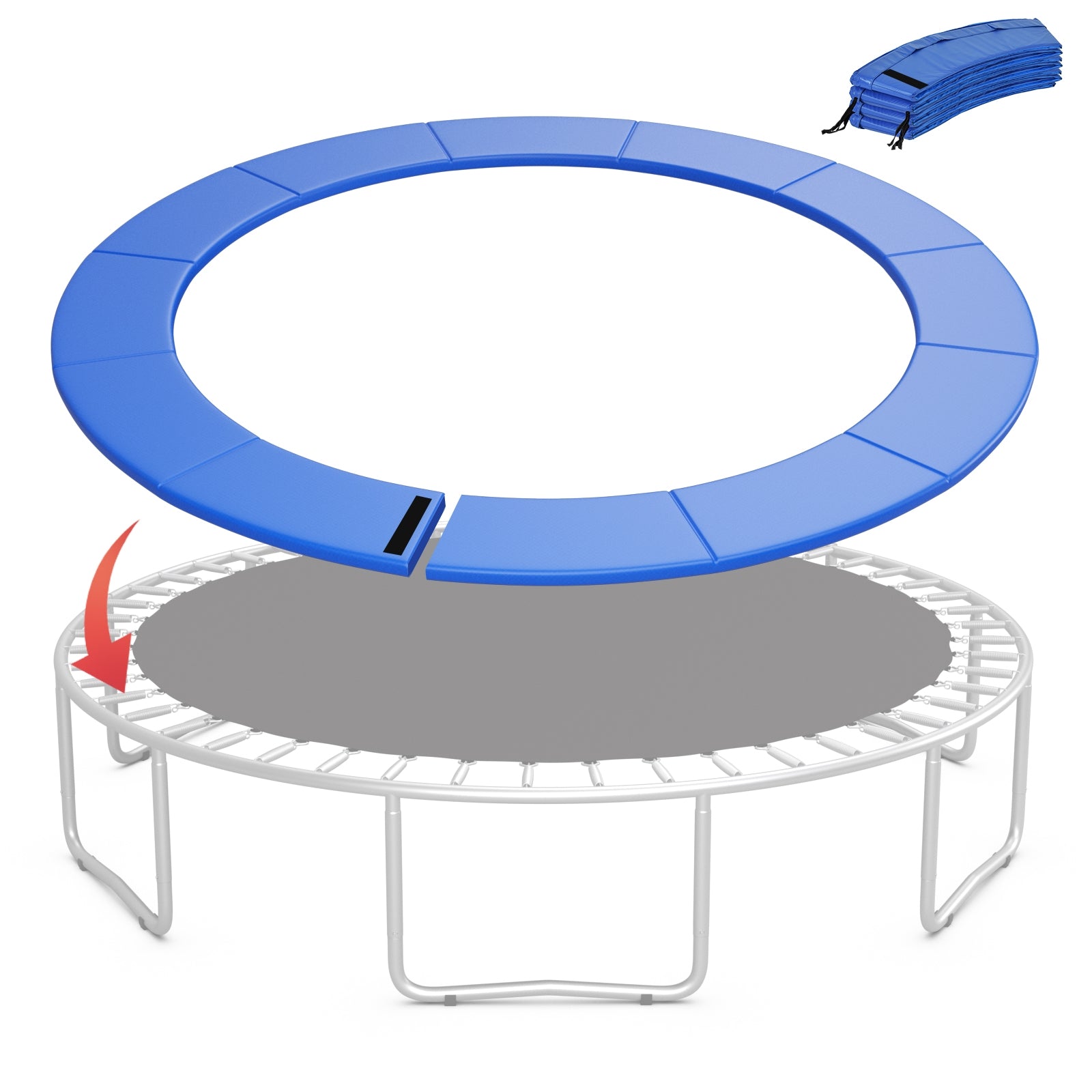 15 Feet Trampoline Pad Replacement, Safety Pad, Blue Trampoline Accessories at Gallery Canada