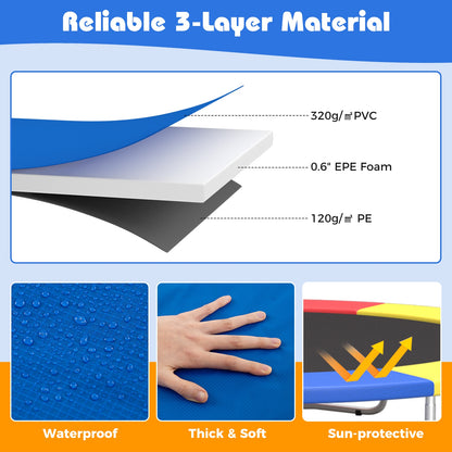 15 Feet Trampoline Pad Replacement, Safety Pad, Blue Trampoline Accessories at Gallery Canada