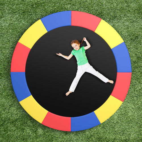 16 Feet Trampoline Pad Replacement, With Fixing Straps, Multicolor