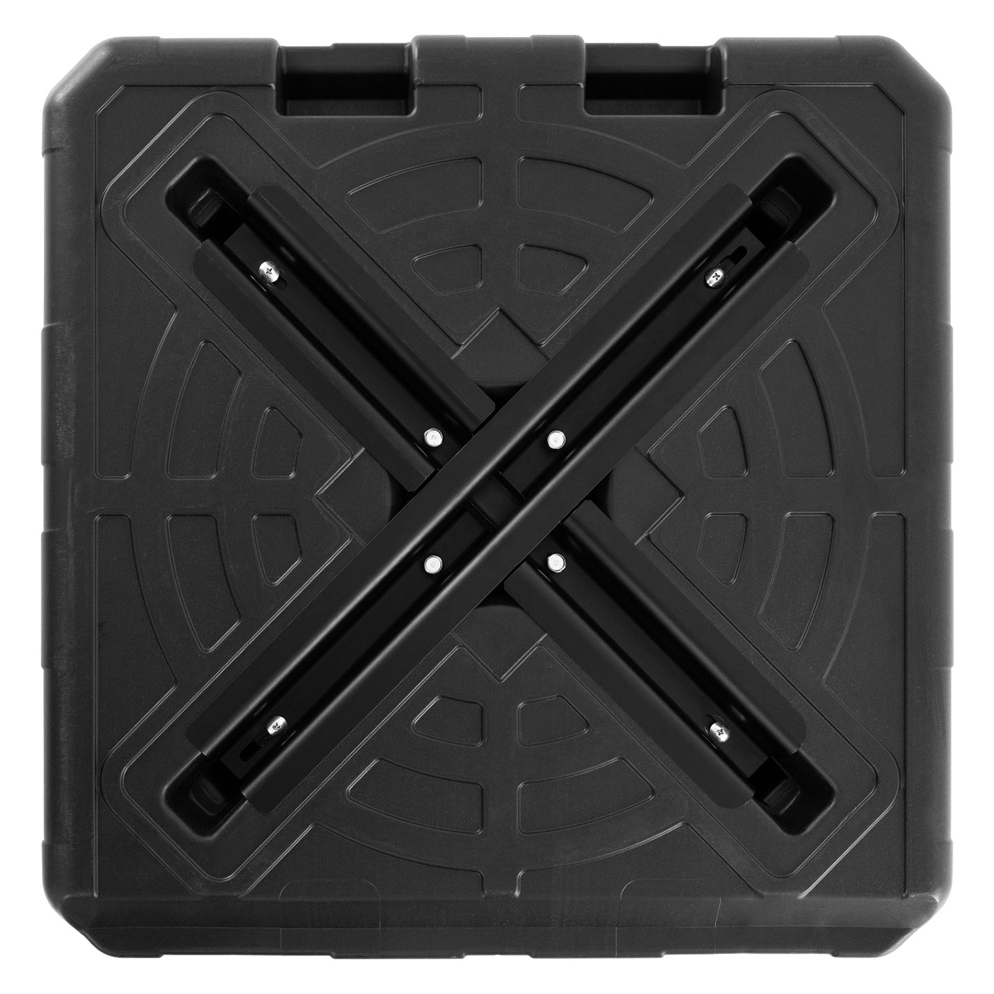 Weighted Offset Umbrella Base, Cross Bracket, Cut-Out Handles, Black Outdoor Umbrella Bases at Gallery Canada