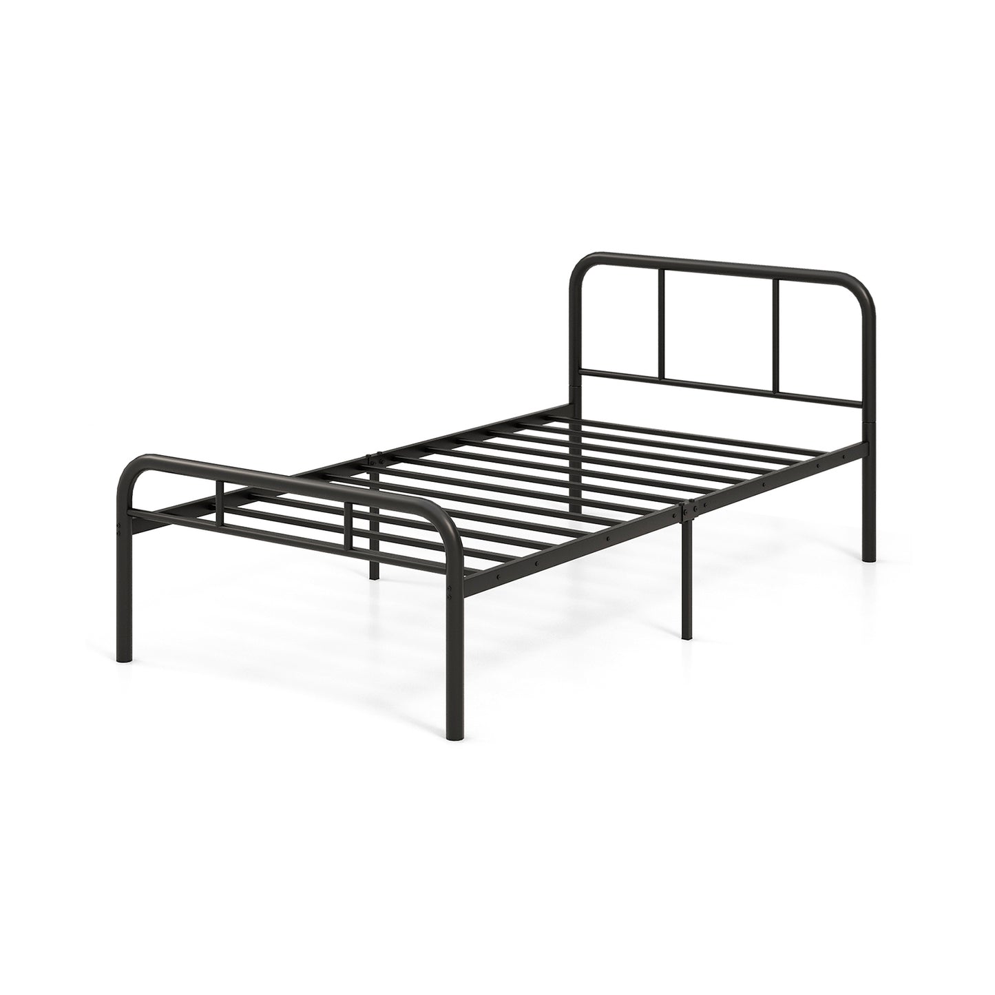 Modern Metal Platform Bed, Headboard And Footboard, Black Beds & Bed Frames at Gallery Canada