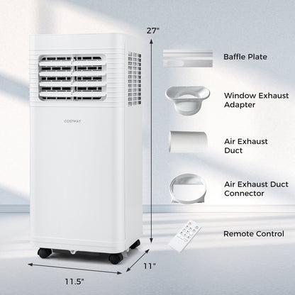 9000 BTU Portable Air Conditioner, 3 in 1, White Portable Air Conditioners at Gallery Canada