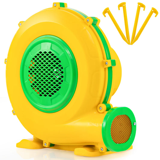 950W Air Blower Pump Fan With Handle, Ground Stakes, Yellow Air Blowers Yellow at Gallery Canada