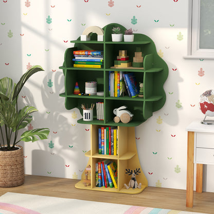6-Tier Kids Bookcase, Toy Storage Organizer, Green Kids Storage at Gallery Canada