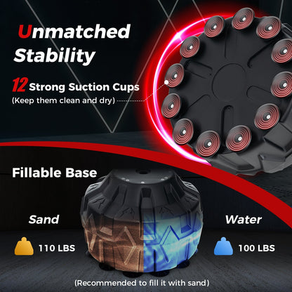 70 Inch Freestanding Punching Bag, Fillable Base, 12 Suction Cups Boxing & Martial Arts at Gallery Canada