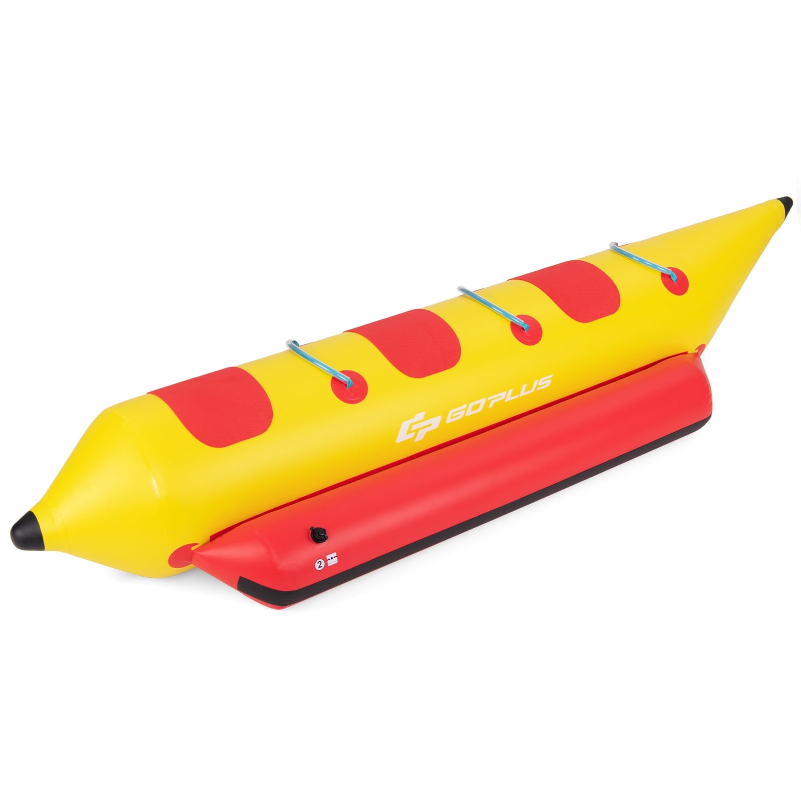 3-Person Inflatable Banana Boat, Electric Air Pump, Carrying Bag, Repair Kit, Yellow Water Sports at Gallery Canada