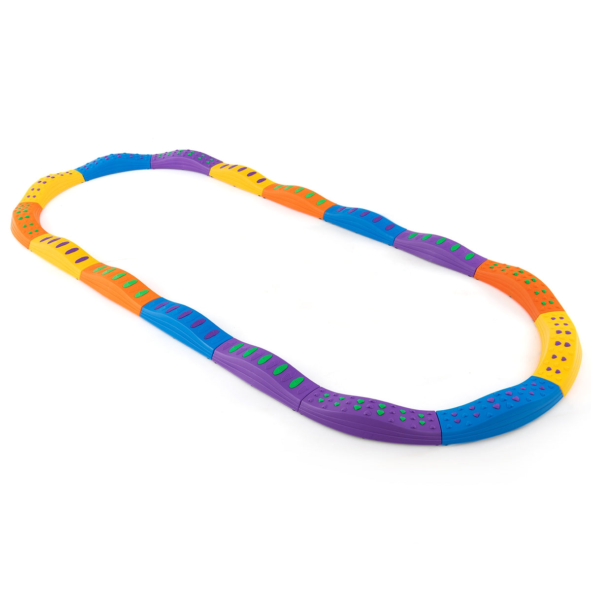 Kids Wavy Balance Beam, Textured Non-Slip Surface, Blue Orange Toy Sports at Gallery Canada