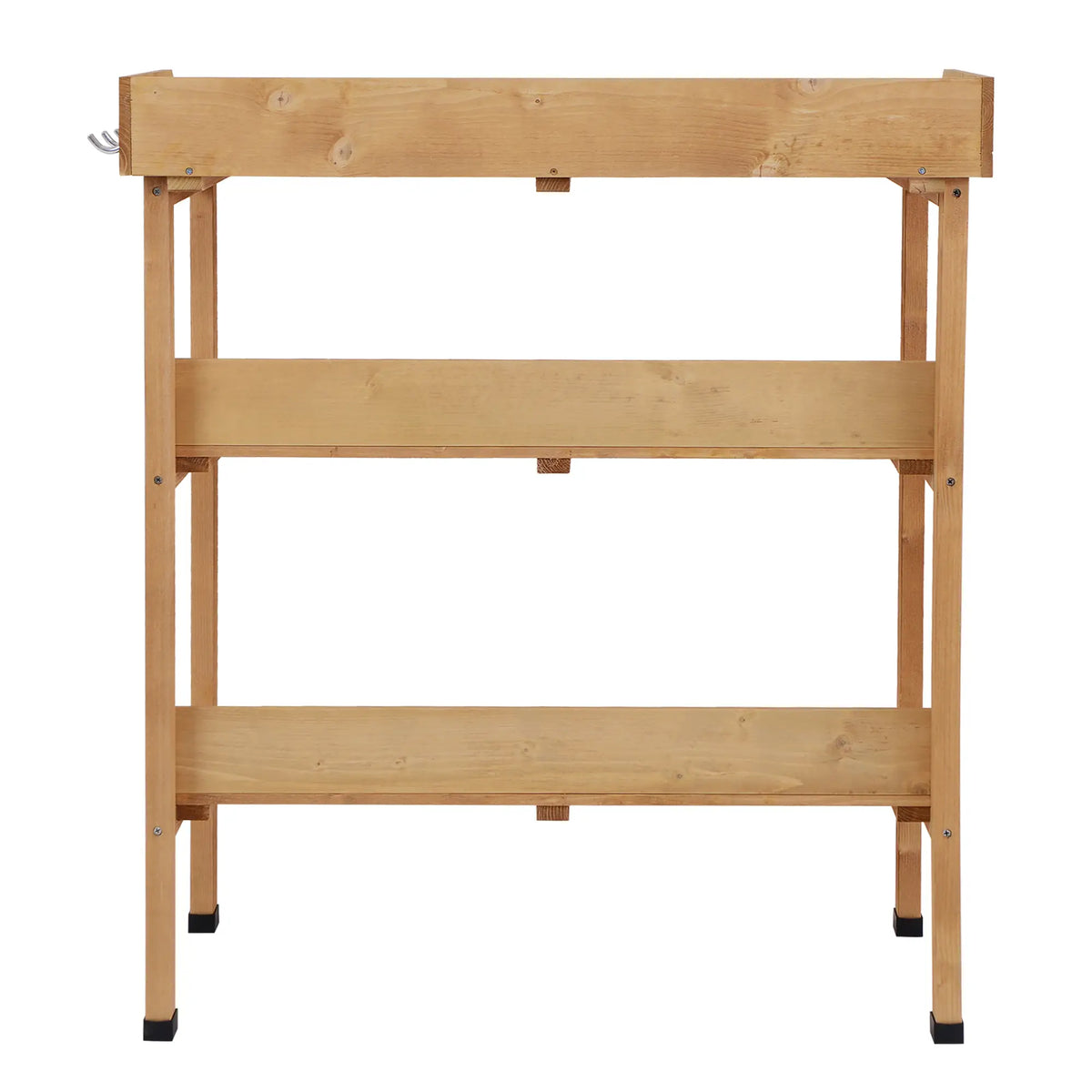 Outdoor Wooden Potting Bench Work Station, Natural Potting Benches & Tables at Gallery Canada