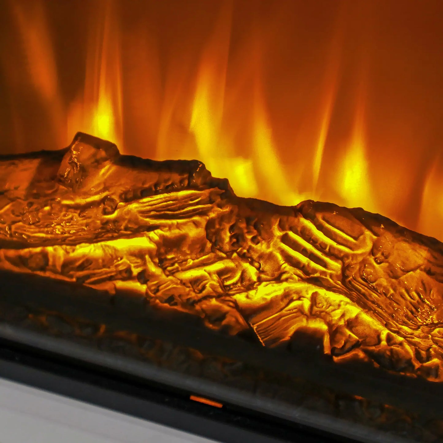 27" Freestanding Electric Fireplace, 1400W Heater with Timer, White Electric Fireplaces at Gallery Canada