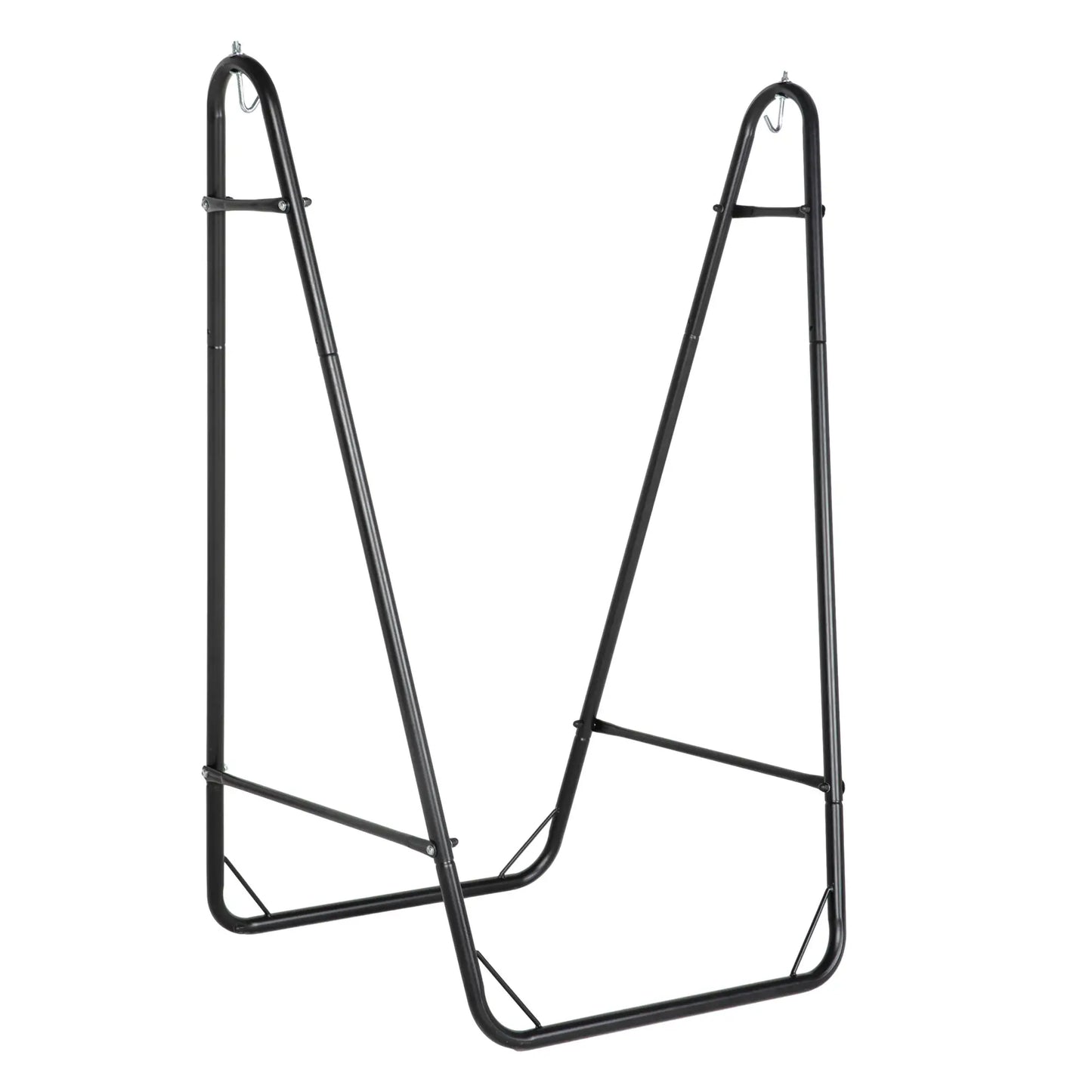 Hammock Chair With U Shape Stand, Side Pocket, Cream White Hammock Swings at Gallery Canada