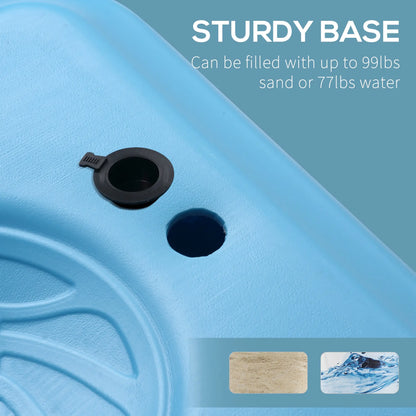 Adjustable Basketball Hoop Stand, 36.5"-48.5", Portable Goal System, Blue Basketball at Gallery Canada