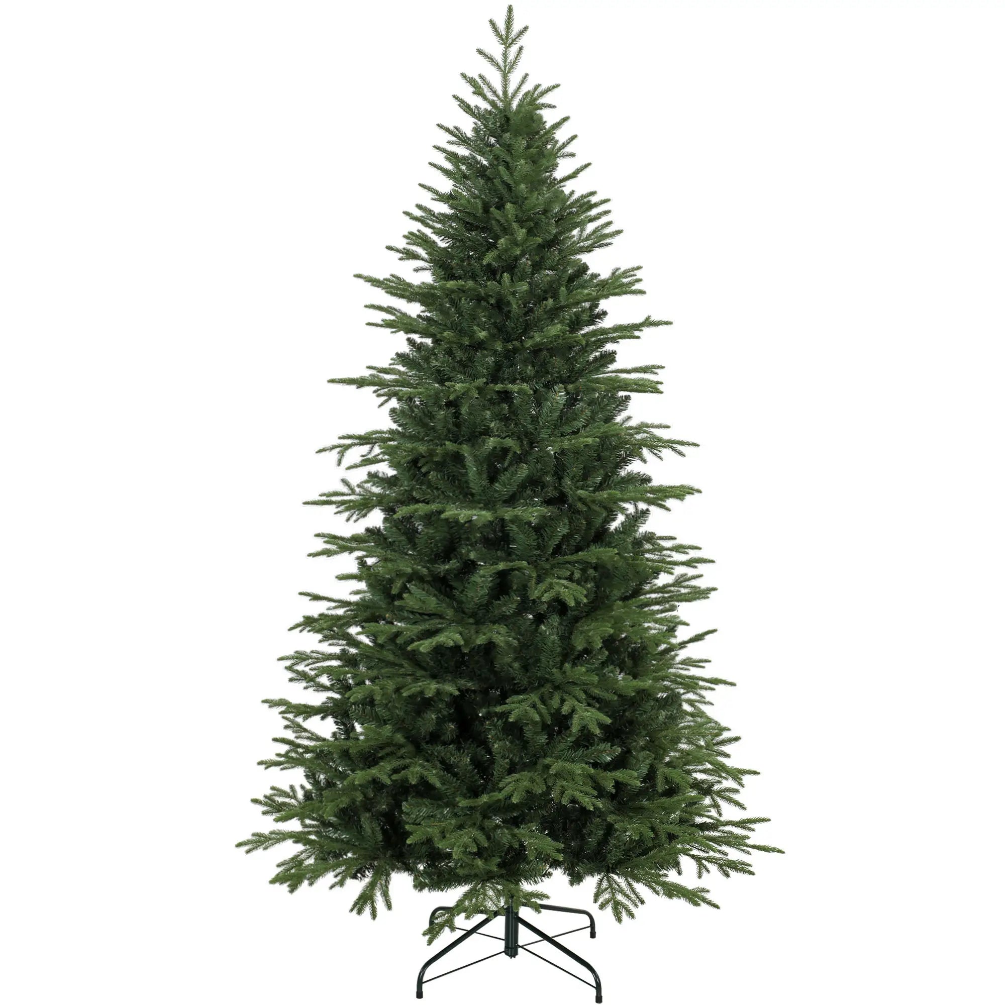 7ft Artificial Christmas Tree Full Hinged Xmas Tree, Green Artificial Christmas Trees Green at Gallery Canada