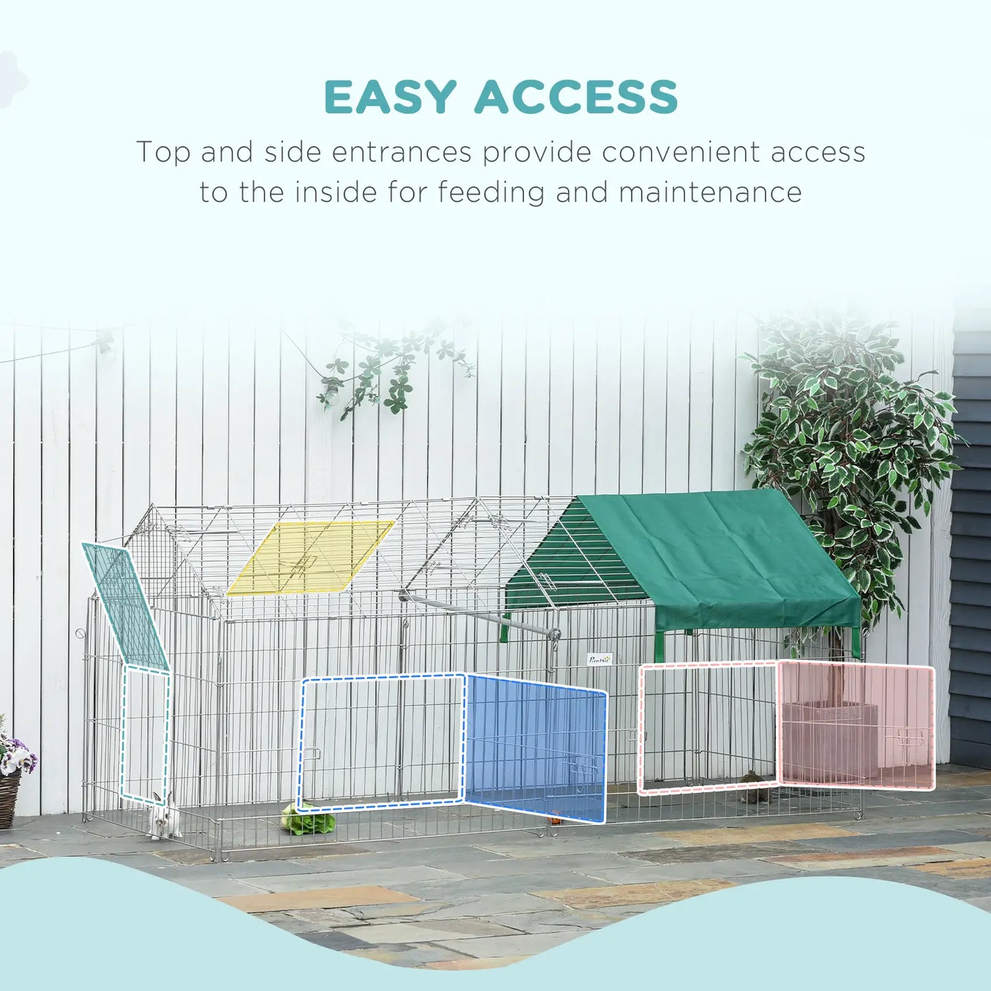 87x41x41-In Catio Rabbit Guinea Pig Cage, Small Animal Enclosure, Green Houses & Habitats at Gallery Canada