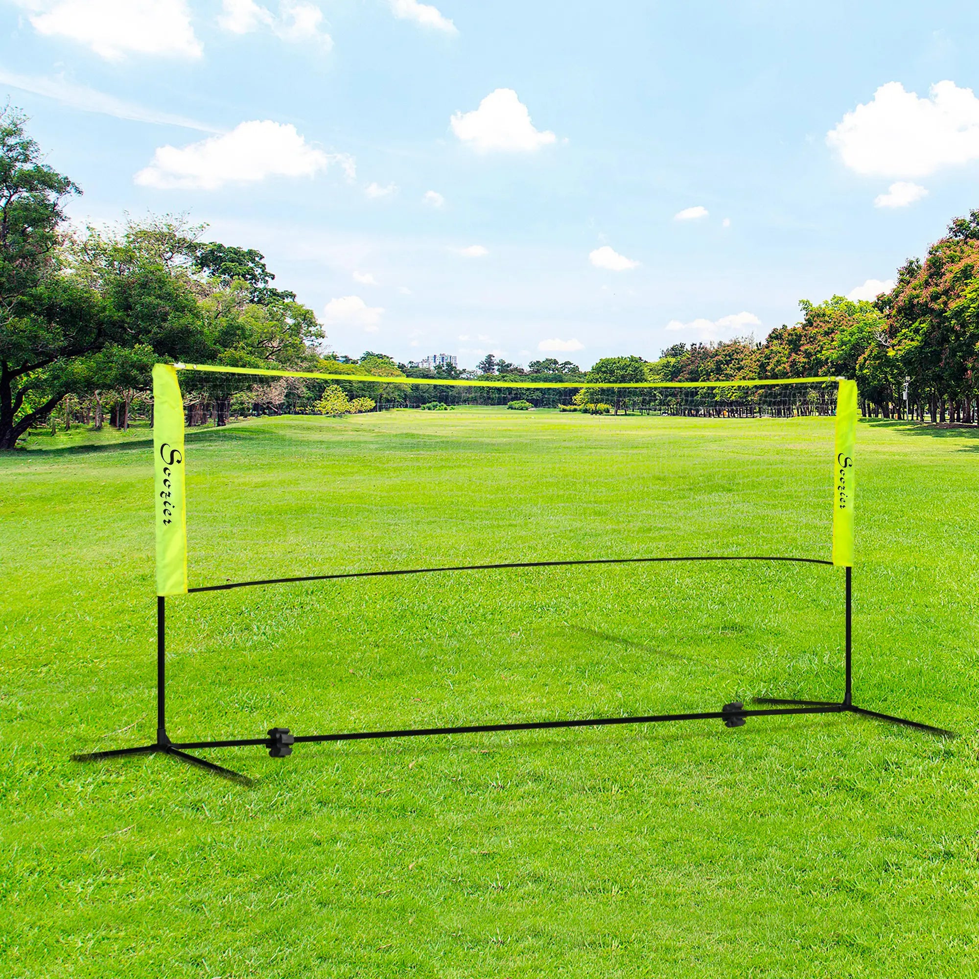 10ft Adjustable Badminton Net, With Carry Bag, Yellow Badminton at Gallery Canada