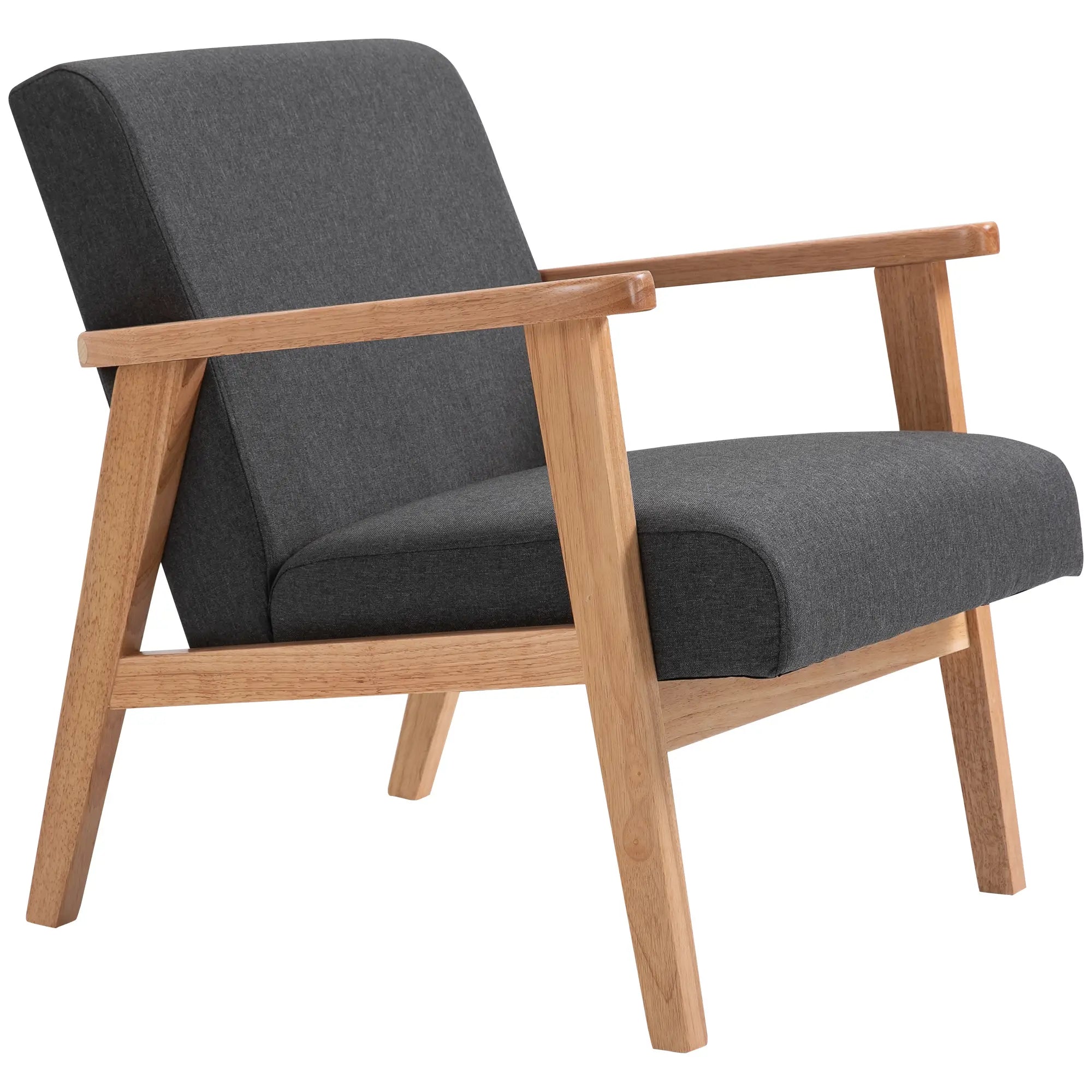 Mid-Century Modern Accent Chair, Grey Accent Chairs at Gallery Canada