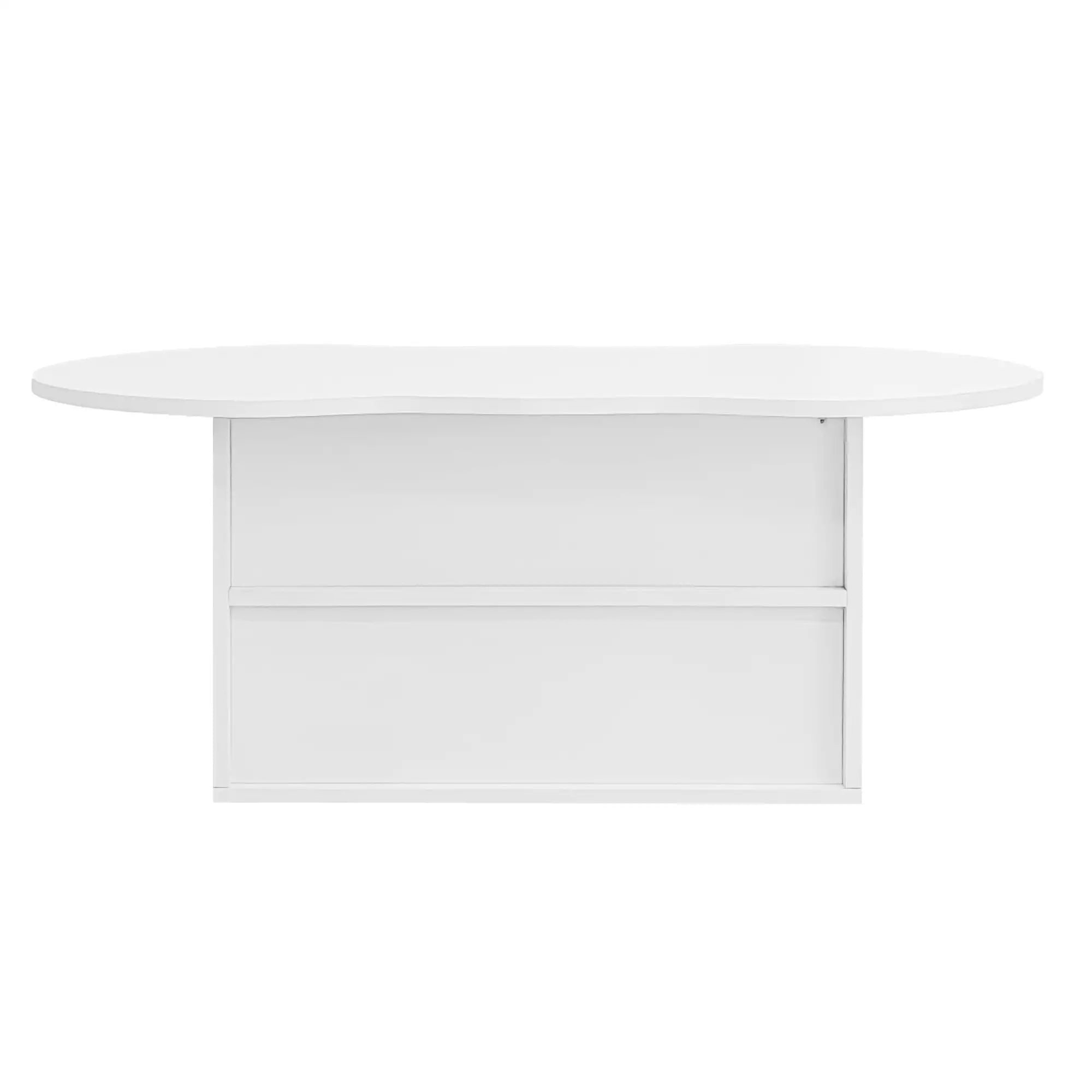 Coffee Table with Drawer, Open Storage, 39.5