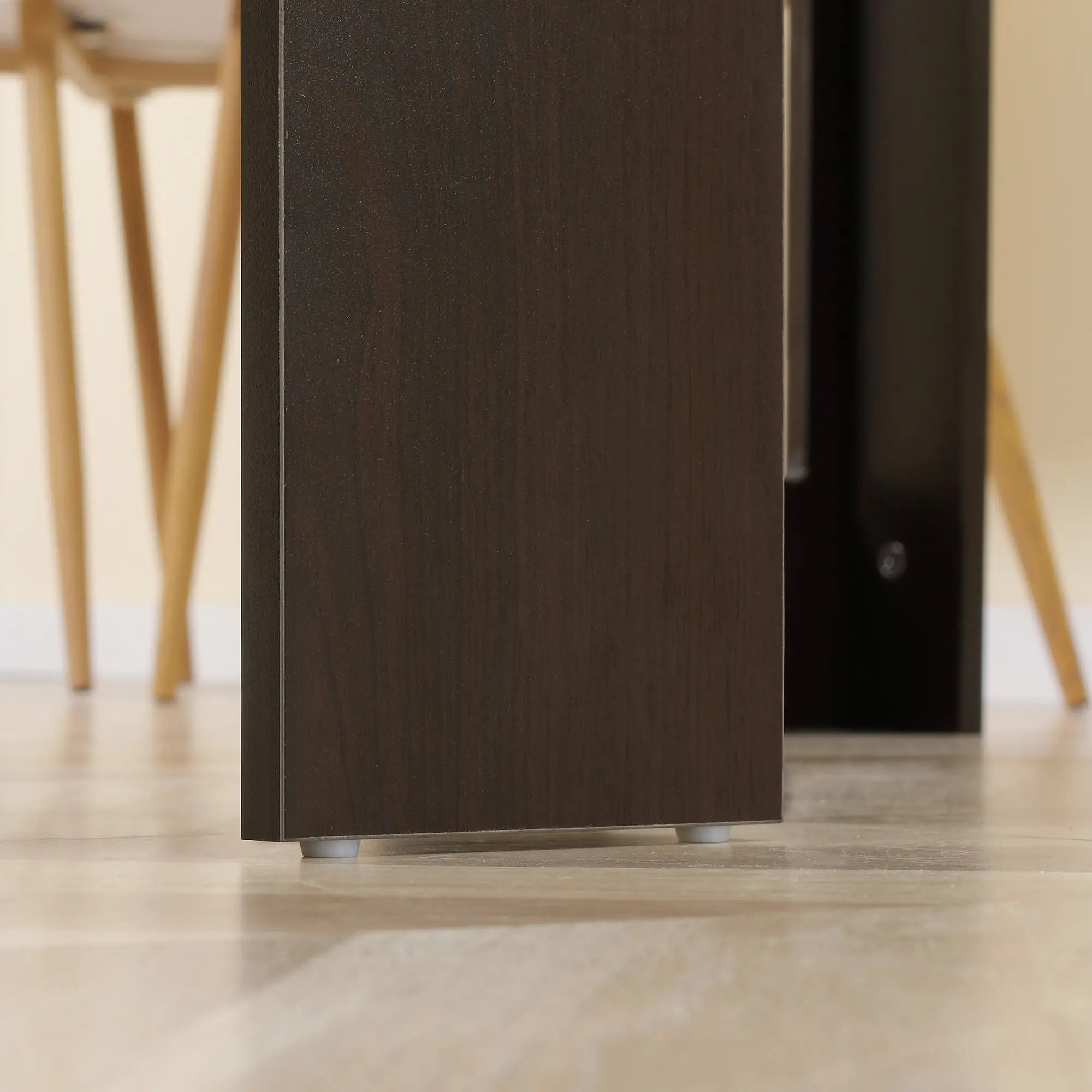 Extendable Dining Table, Expandable Kitchen Table, Seats 6, Dark Brown Bar Tables & Dining Tables at Gallery Canada