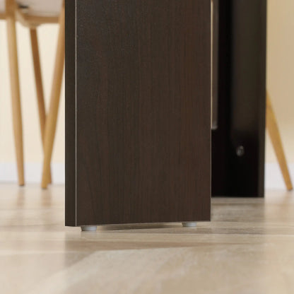 Extendable Dining Table, Expandable Kitchen Table, Seats 6, Dark Brown Bar Tables & Dining Tables at Gallery Canada